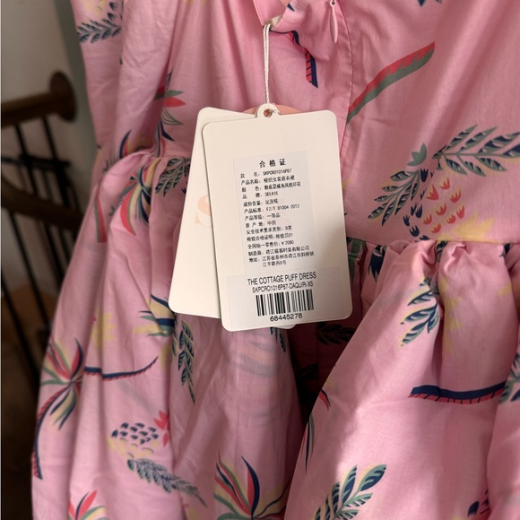 PINK SELKIE PUFF DRESS SIZE XS - Picture 2 of 2